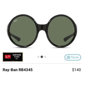 Ray Ban 4345, Black. Perfect Condition!!